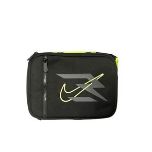 Nike‎ 3BRAND Collection Insulated Travel Pouch Lunch Box Black Neon Yellow